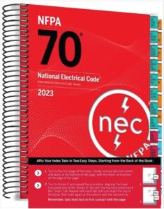 NFPA 70 National Electrical Code 2023 Edition Spiralbound with Tabs | NEC Code Book Spiral Bound by NFPA, 9781455929375