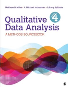 Qualitative Data Analysis: A Methods Sourcebook 4th Edition by Johnny Saldana, 9781506353074
