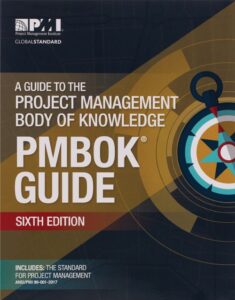 PMBOK Guide 6th Edition book cover