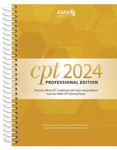 CPT Professional 2024 1st Edition by American Medical Association 9781640162846